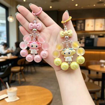 Mini figurines phone chains, keychains, charms, cute bag accessories, car keychains