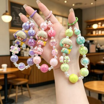 New Creative Lilith Figurine DIY Beaded Phone Chain, Bag Keychain Pendant
