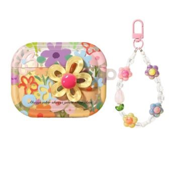 AirPods 4 3D Floral earphone protective case