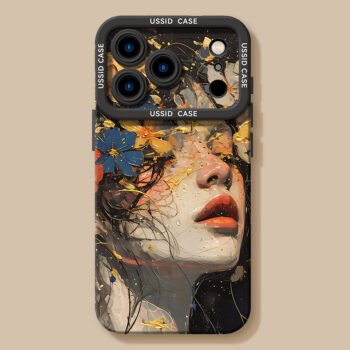 A high-end, niche INS-style phone case suitable for iPhone 16/17