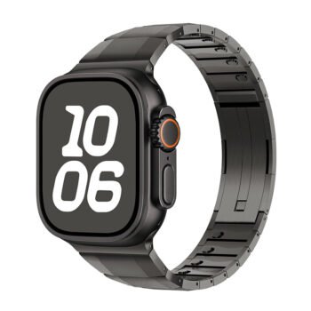 Curved side-detachable stainless steel watch straps suitable for iPhone straps, Apple Watch 1-11th generation, Ultra3, SE3