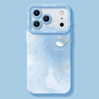 The 3D gradient whale is suitable for the iPhone 16/17 series
