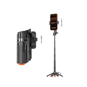 Brand logo custom aluminum alloy magnetic selfie stick mini portable focusing phone Bluetooth selfie stick T13Y-C