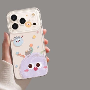 Cute coal ball phone case, iPhone 16/17 series