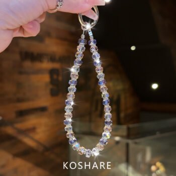 Luxury Rhinestone Crossbody Phone Strap, Crystal Hand Chain Bag Pendant for Women