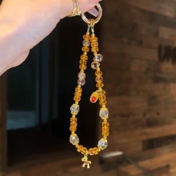 New ChineseStyle Madao Chenggong Phone Short Chain, Women Crystal Bag Charm